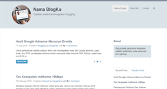 Desktop Screenshot of namablogku.com