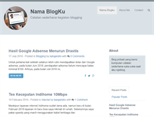 Tablet Screenshot of namablogku.com
